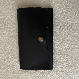 Portland Leather Goods Black Rancher Wallet Used